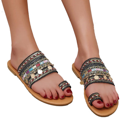Chanclas glamurosas para mujer