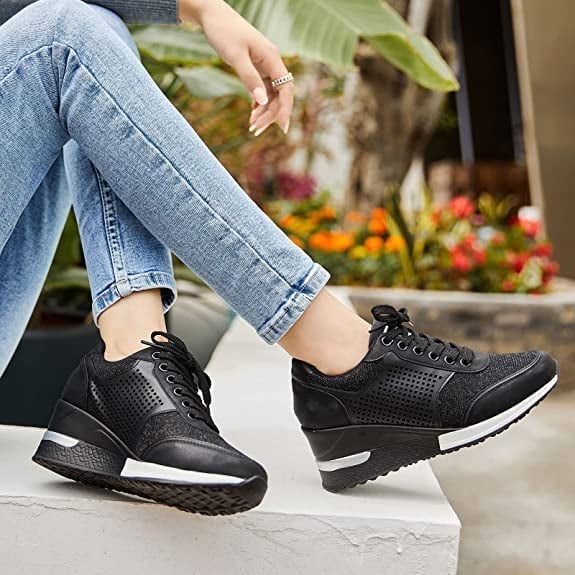 Zapatos de mujer con tacón de cuña
