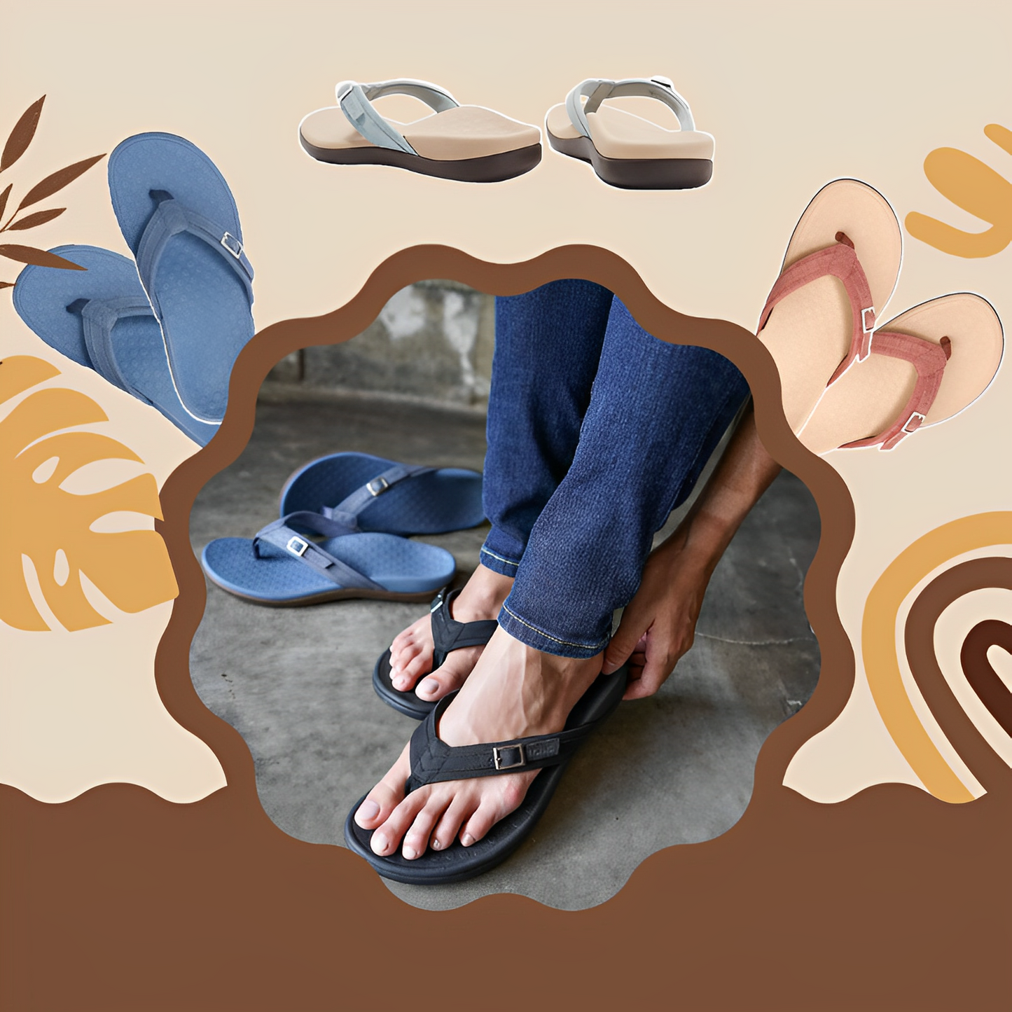 Sandalias ortopédicas de verano