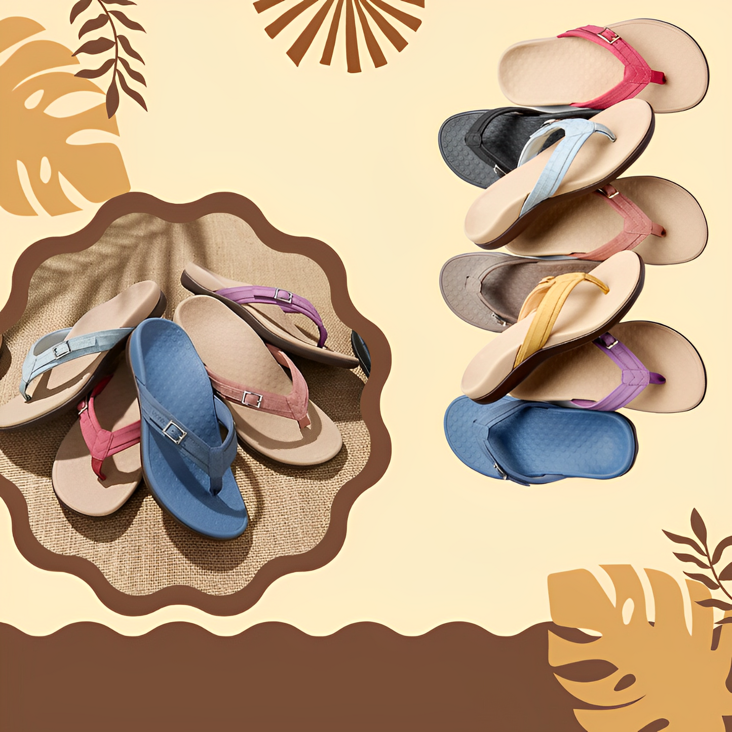 Sandalias ortopédicas de verano