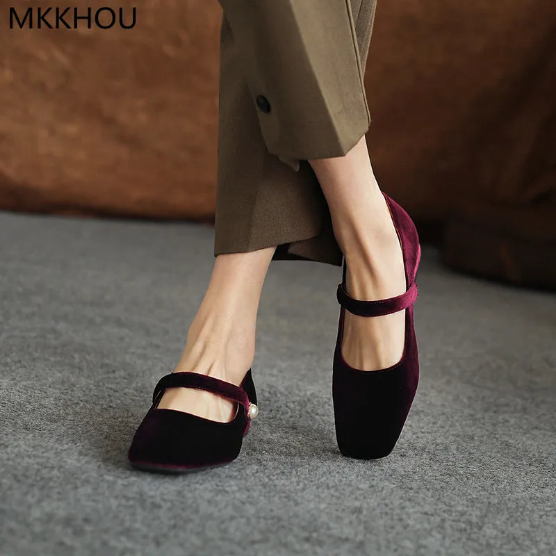 Zapatos casual de terciopelo