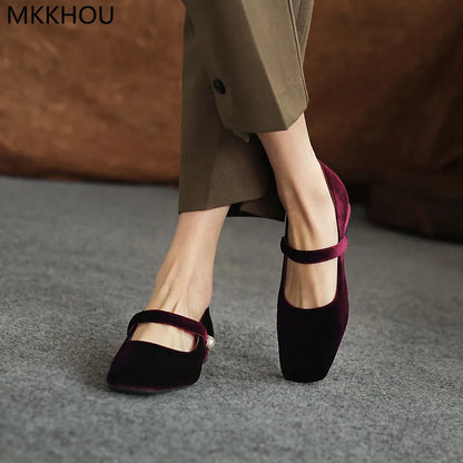 Zapatos casual de terciopelo