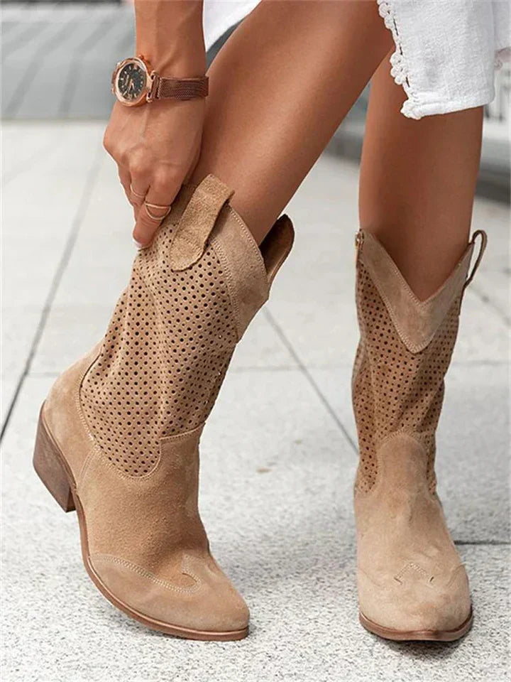 Elegantes y detalladas botas de apoyo para el verano