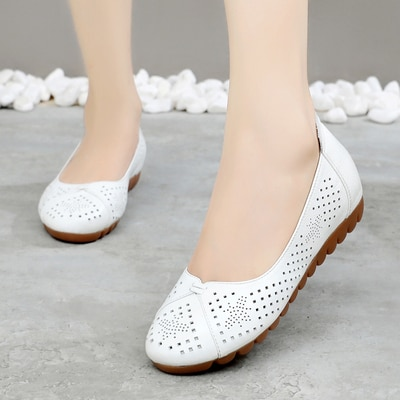 Mocasines transpirables de verano para mujer