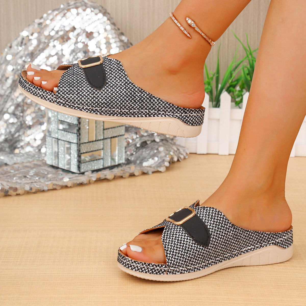 Sandalias ortopédicas de verano, elegantes y de gran sujeción