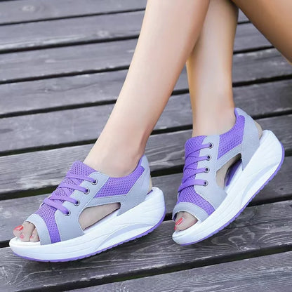 Sandalias Plataforma Mujer Cómodas Cuñas