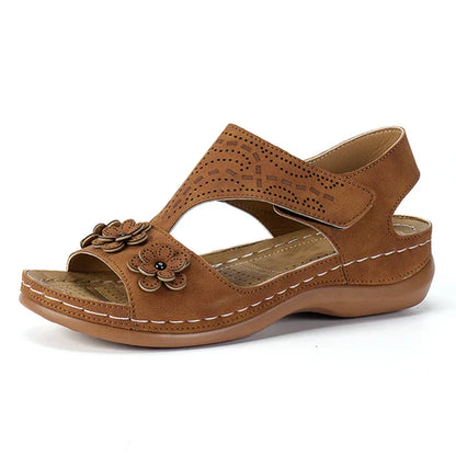 Sandalias planas de tiras para mujer Sandalias hasta el muslo