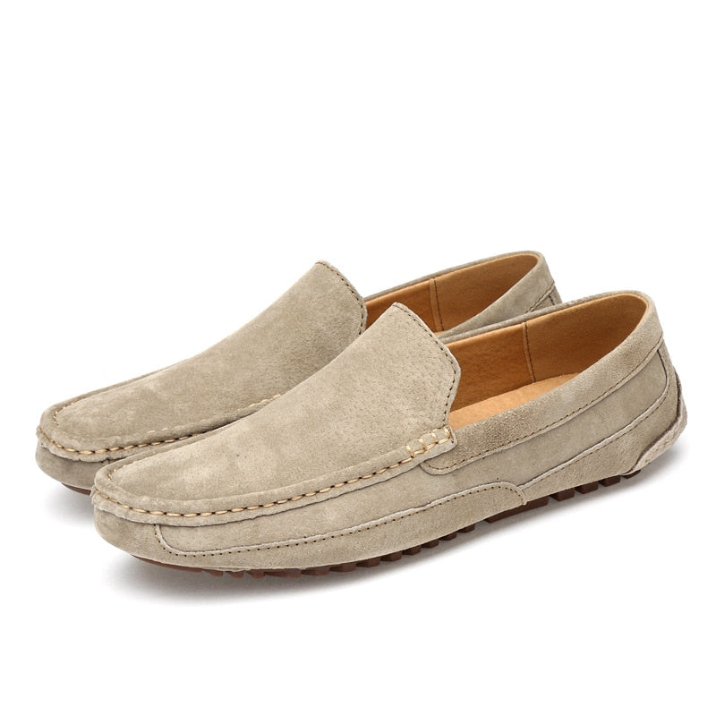 Zapatos de vestir para hombre Mocasines de ante para hombre Zapatos casuales