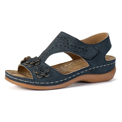 Sandalias planas de tiras para mujer Sandalias hasta el muslo