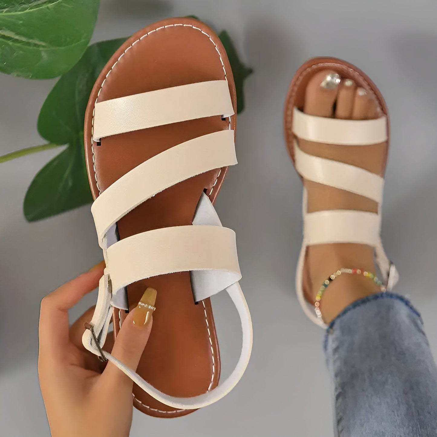 Sandalias de verano ortopédicas, relajadas y de apoyo