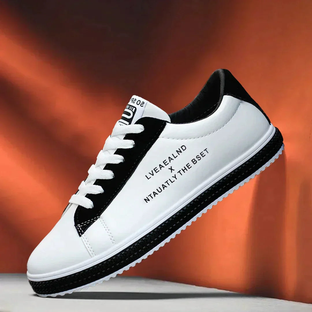 Hombres zapatos casuales cómodos pisos zapatos de cuero