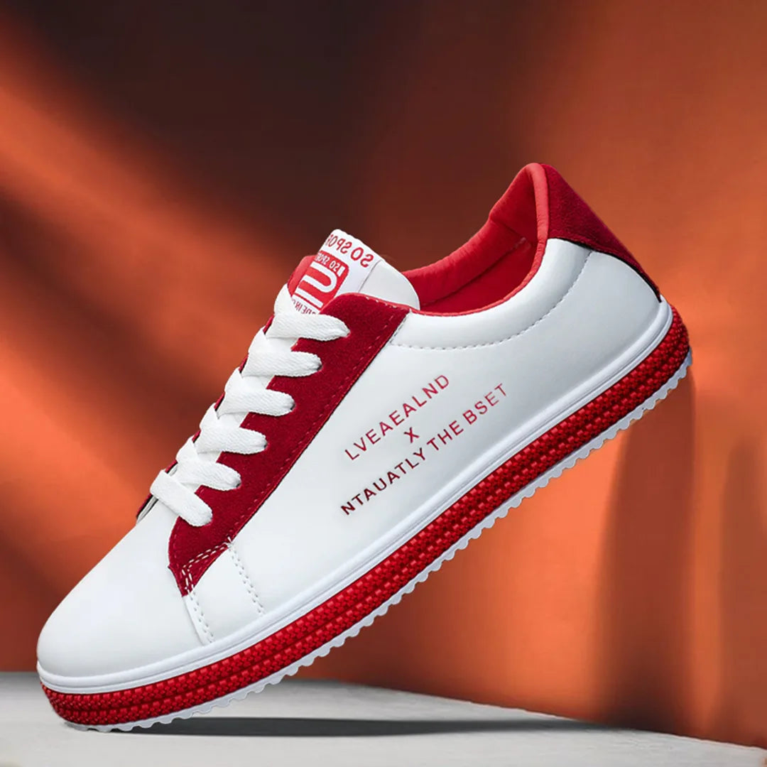 Hombres zapatos casuales cómodos pisos zapatos de cuero