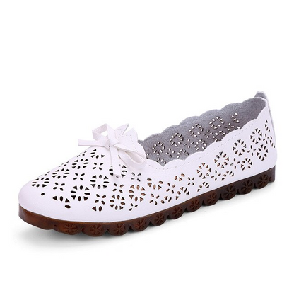 Mocasines de piel para mujer
