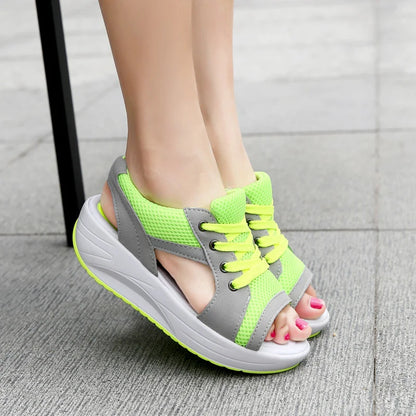 Sandalias Plataforma Mujer Cómodas Cuñas