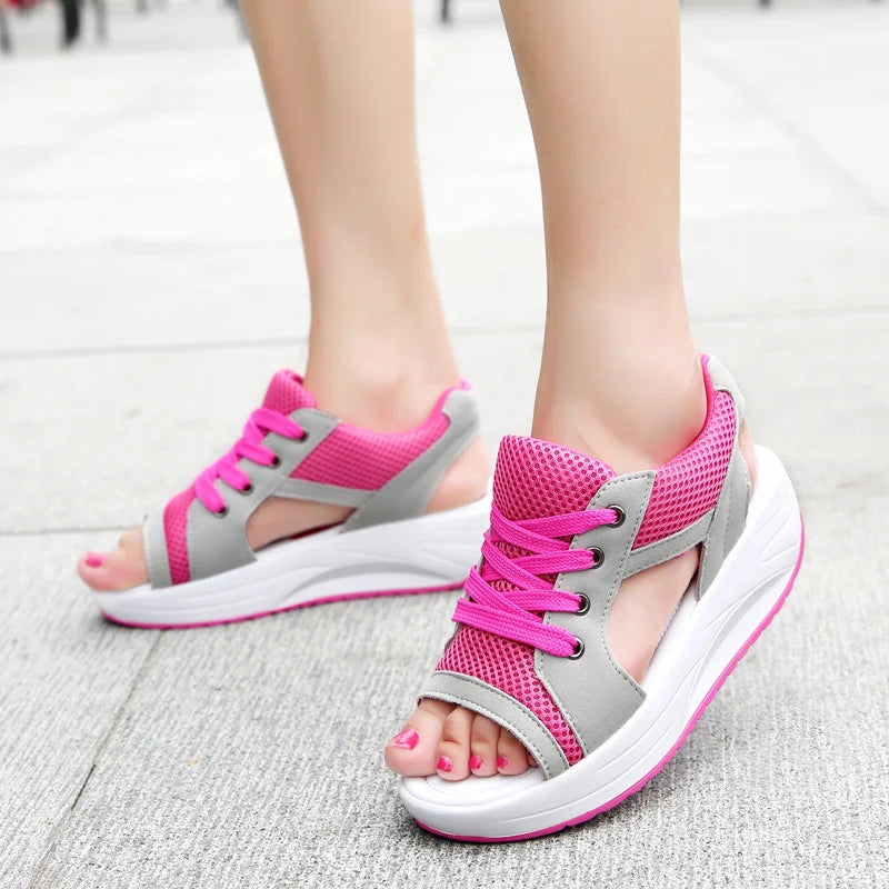 Sandalias Plataforma Mujer Cómodas Cuñas