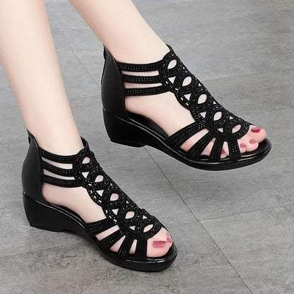 Tacones ortopédicos de verano cómodos y a la moda