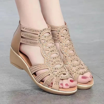 Tacones ortopédicos de verano cómodos y a la moda