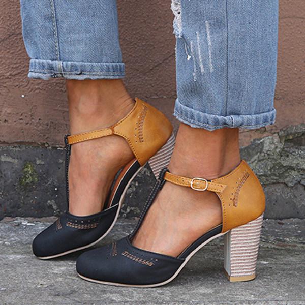 Elegantes y detallados tacones de apoyo para el verano