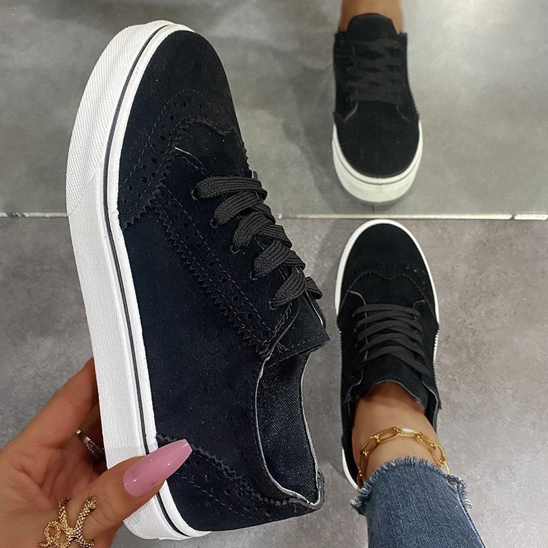 Zapatos vulcanizados de mujer Zapatillas casual gruesas