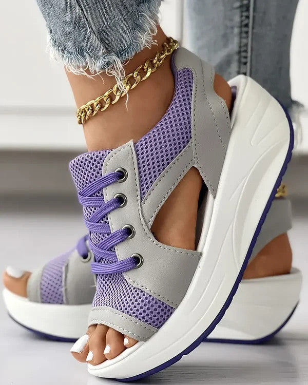 Sandalias Plataforma Mujer Cómodas Cuñas