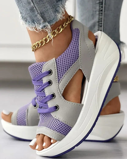 Sandalias Plataforma Mujer Cómodas Cuñas